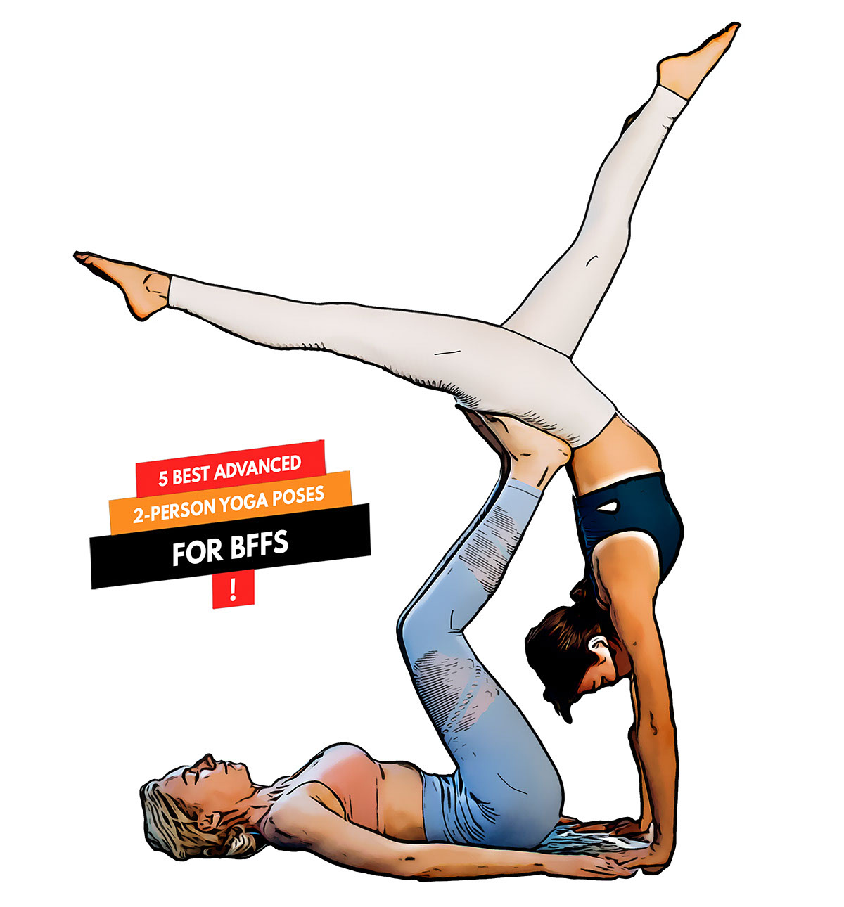 best advanced 2 person yoga poses for bffs