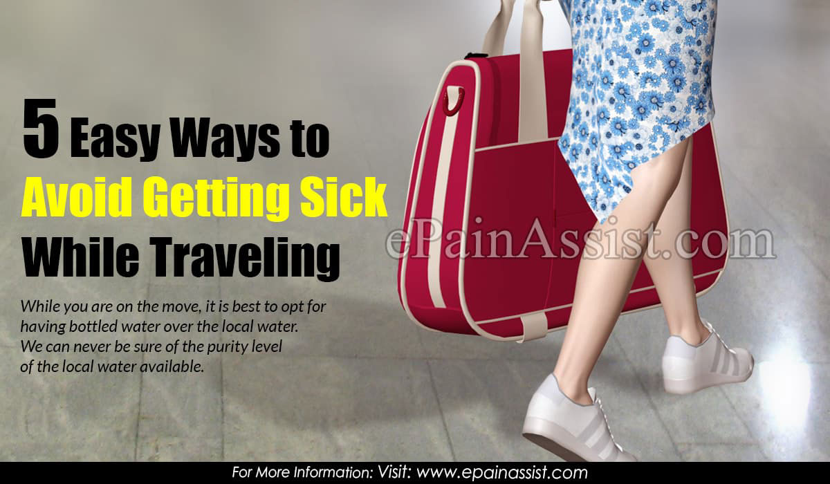 5 Easy Ways to Avoid Getting Sick While Traveling