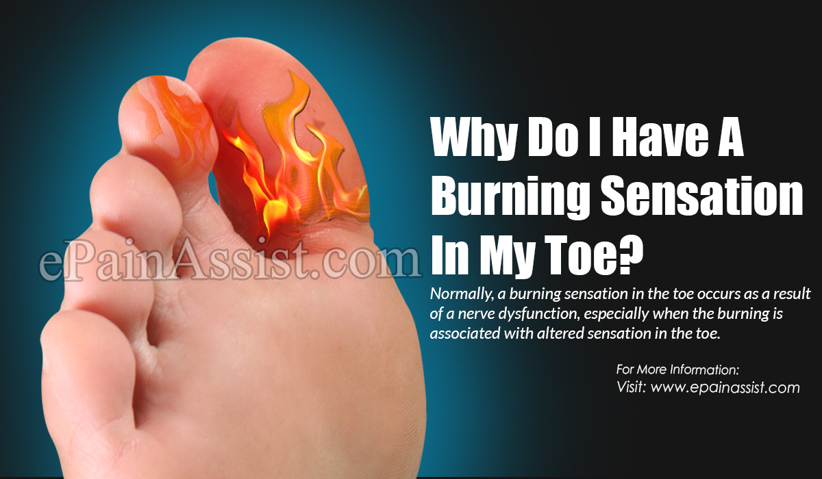 burning sensation in my heel