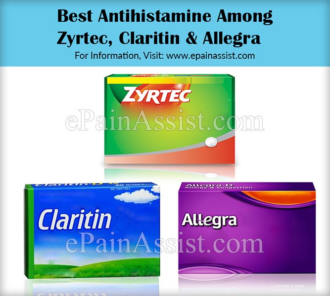 Best Among Claritin, & Allegra