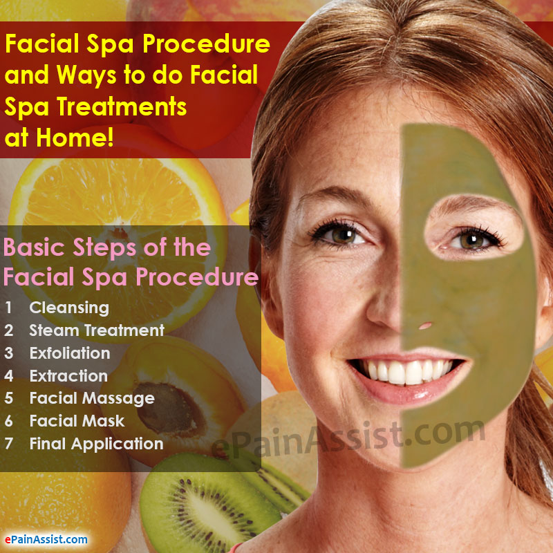 Facial Spa Procedure And Ways To Do Facial Spa Treatments At Home