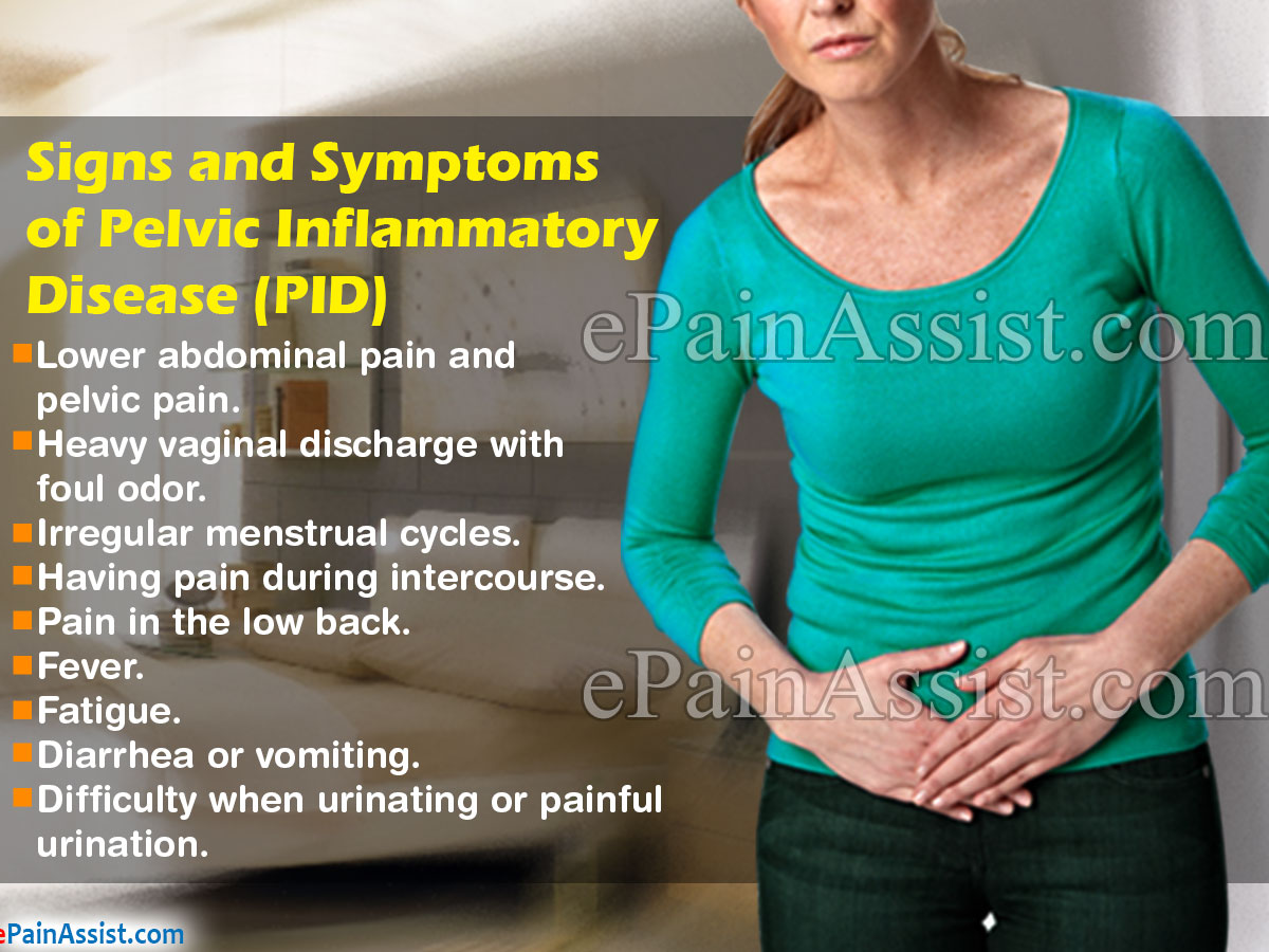 signs of pelvic inflammatory disease - pid medical