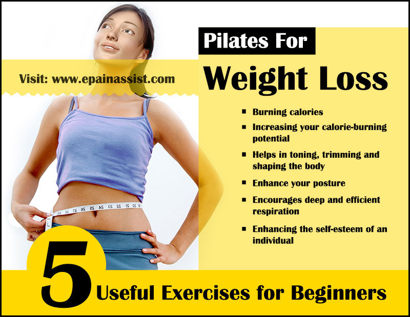 pilates exercises for weight loss at home