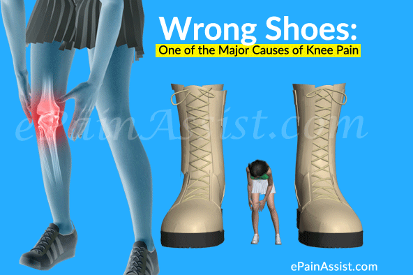 wrong running shoes knee pain