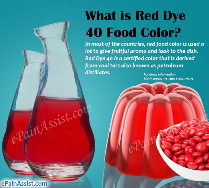 What is Red Dye 40, Know its Dangers to a Persons Health